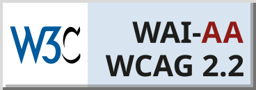 WCAG 2.2 AA (blue)