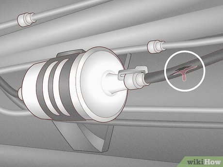 Jerking and a gas odor may mean you have a dangerous fuel leak.